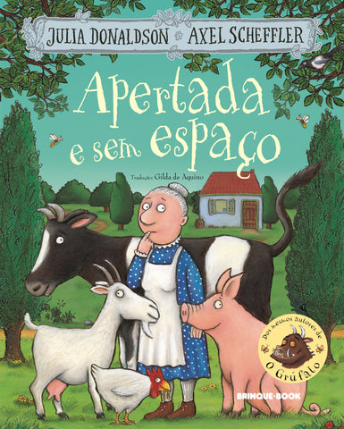 capa livro Apertada e sem espaço, autor(a) Julia Donaldson