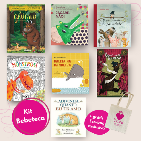 Kit Bebeteca - perfeito para começar uma biblioteca incrível para seu bebê