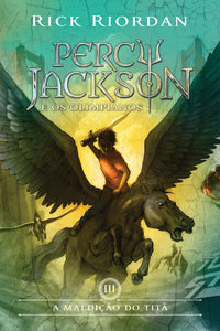 capa livro Percy Jackson - A maldição do Titã 